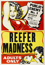 AD98 Vintage Reefer Madness Marijuana Anti Drugs Poster Print A2 A3