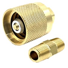 Forklift Gas bottle acme adapter coupling +  1/4" x 1/4"