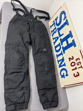 Hein Gericke Black Bib & Braces Motorbike Motorcycle Trousers Size Youth Large