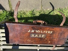 Charles Hellis Leather Double Motoring Gun case and oil bottle.