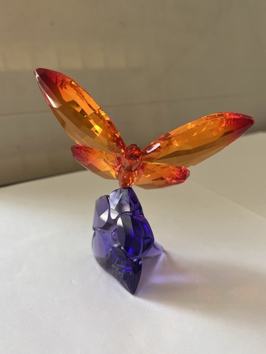 Swarovski crystal butterfly - butterfly, on