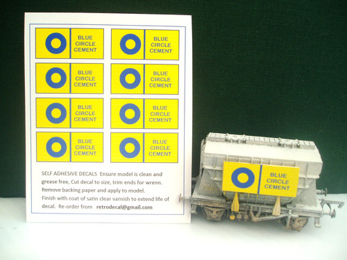 Retrodecal blue circle - '00',