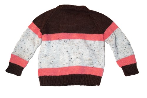 Hand knitted childrens jumper - childrens,