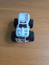 1:64 Scale Diecast Die-cast Blue And White Monster Pickup Pick-up Truck