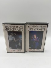 Dire Straits Alchemy Live Part One & Two Cassette Tapes