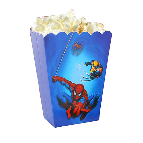 Spiderman popcorn box - popcorn,