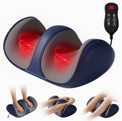Shiatsu foot and calf - and, massager