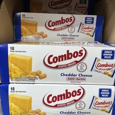COMBOS Cheddar Cheese Baked Snacks 1.7-Ounce Bag 18-Count Box