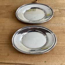 Antique ,pair Of Silver Plated