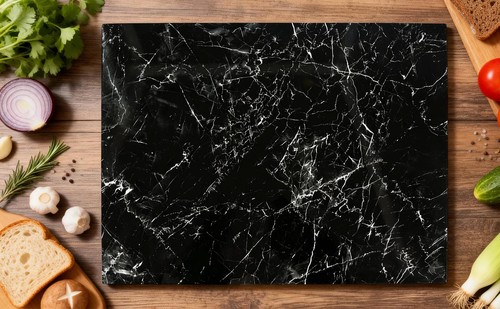 Glass kitchen chopping board - kitchen,
