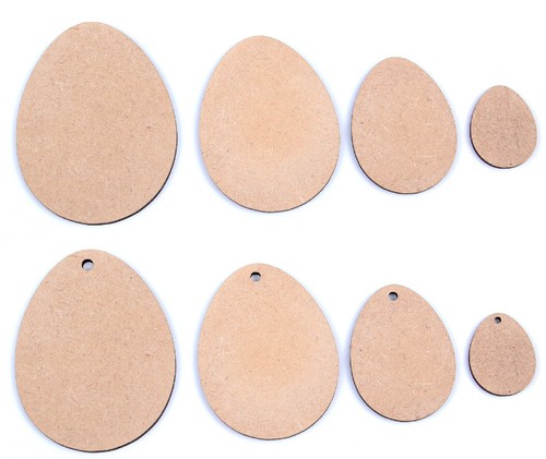 Wooden easter egg craft shape - egg,