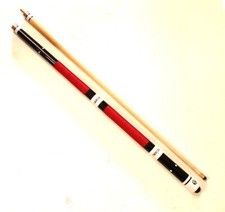 RED REDUCER 4 PIECE HARDWOOD ADJUSTABLE POOL / SNOOKER CUE
