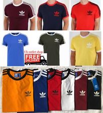 MEN'S ADIDAS  ORIGINALS TEE  SHORT SLEEVE CREW NECK THREE STRIPE  T-SHIRT L, XL