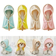 Pet Cat Dog Towel Lace-up Bath Robe Dressing Gown Pajamas Plush Bath Towel hot