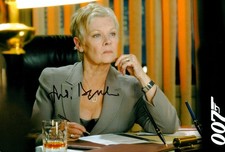 Dame Judi Dench Hand Signed