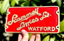 Scammell Lorries Brass Badge