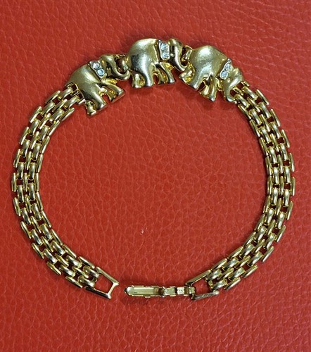 Vintage elephant bracelet - ,