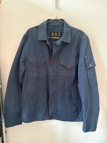 Barbour navy workwear jacket - barbour, |