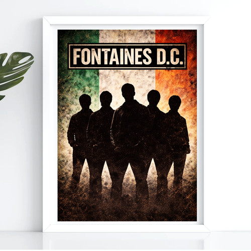 Fontaines a4 print - a3,