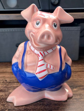 WADE 1980s MAXWELL SON PIG ~ Natwest Piggy Bank Money Box 1983 Very Good Cond.