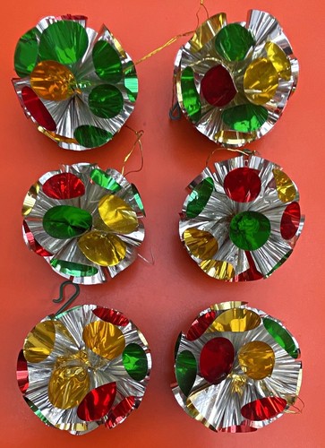 Vintage retro 70s foil cone - foil,
