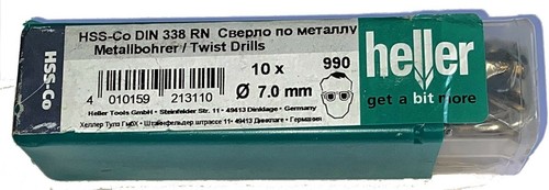 Heller cobalt twist drill bit - heller,