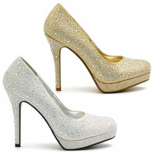 Womens high heel diamante - ,