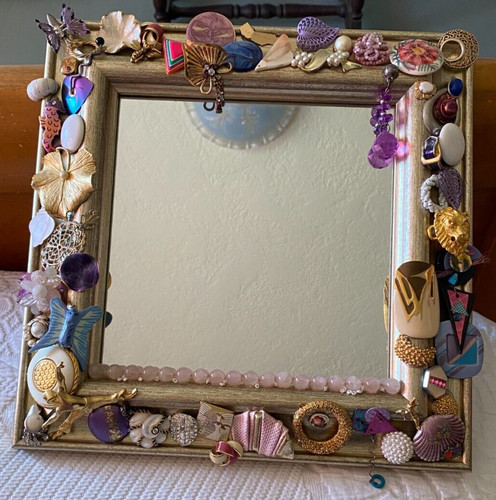 Bejeweled mirror vintage - bejeweled,