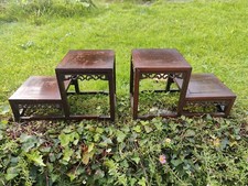 Chinese Hardwood Pair Of