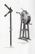 1921 PRINT ~ SEMAPHORE SOUNDING MACHINE  WINCH REVERSE SEXTANT STAND SLIDE RULE