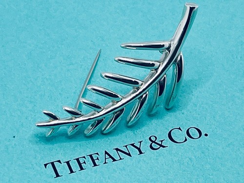 Tiffany leaf brooch palm - co.,