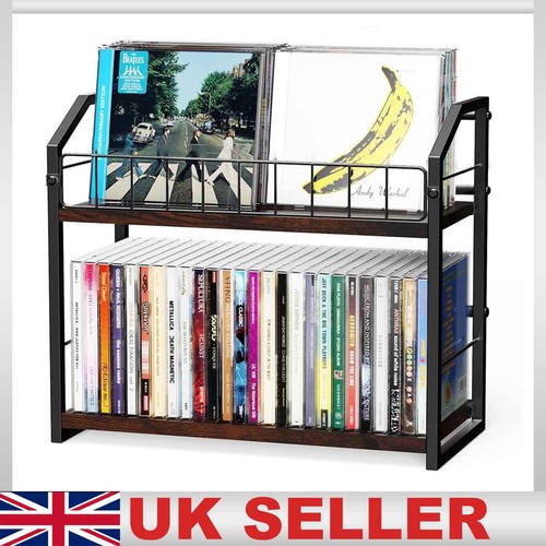 Tier vinyl record storage - 2-tier, cd