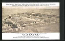 Old postcard Bourbon-Lancy