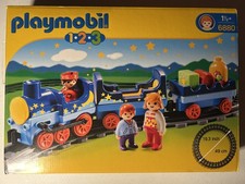 Playmobil 1.2.3 Train And Track Set  Age 1.5+ Set  6880
