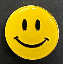 Pin Badge SMILEY FACE 37mm