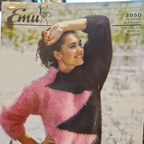 Emu 3950 mohair sweater - emu,