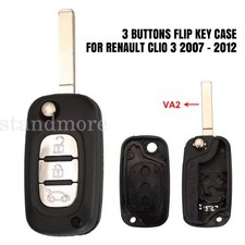 3 Button Remote Flip Key Fob