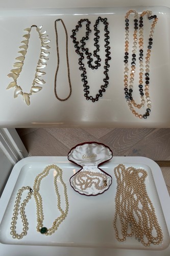 Vintage imitation pearl - 10,