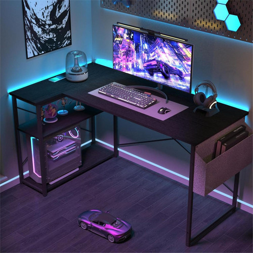 Shaped gaming desk 100x70 - l,