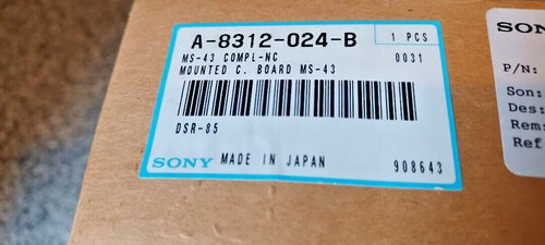 Sony 8312 024 ms - sony, ms-43