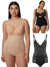 Ex M&S Body Define Firm Control Wear Your Own Bra Bodysuit Corselette
