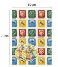 HARRY POTTER Birthday GIFT WRAP WRAPPING SHEET Paper Sheets Tag Official 70x50cm