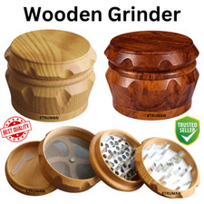 Wooden 4 Part Metal Herb