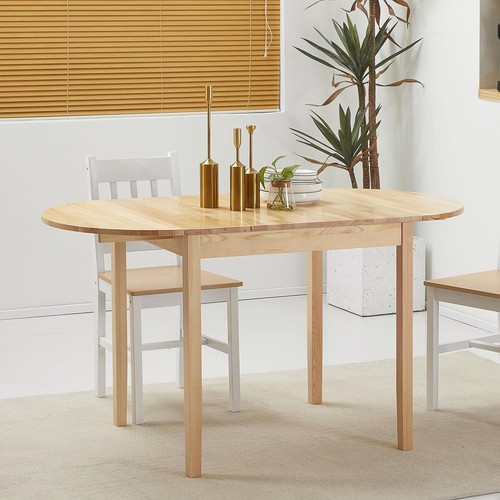 Solid wood table - wood, extendable