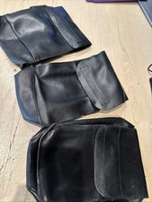 Ex Police 3 x Black Leather