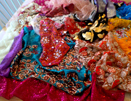 480g bag sari fabric - bag,