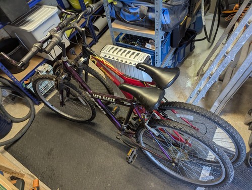 Mountain bikes working - bikes,