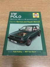 VW Polo MK2 Breadvan Haynes Workshop Repair Manual