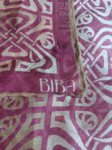 Biba pure silk scarf iconic - silk,