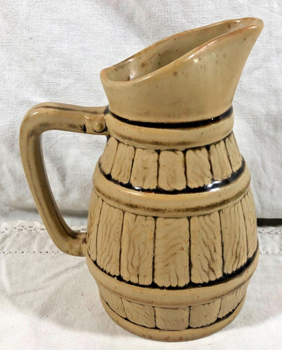 Vintage stoneware barrel - stoneware,